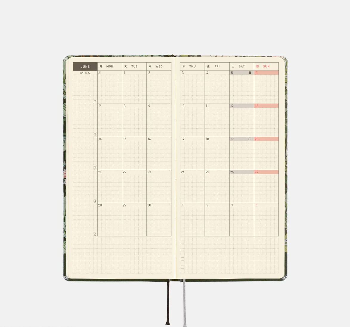 PREORDER: Hobonichi Techo 2027 Weeks V&A Series