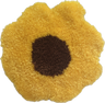 Flower Mug Rug Coaster | Tufted Wall Hanging | Handmade Fruit Accent Rug