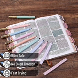 Aesthetic No Bleed Highlighters & Pens - 12 Pack