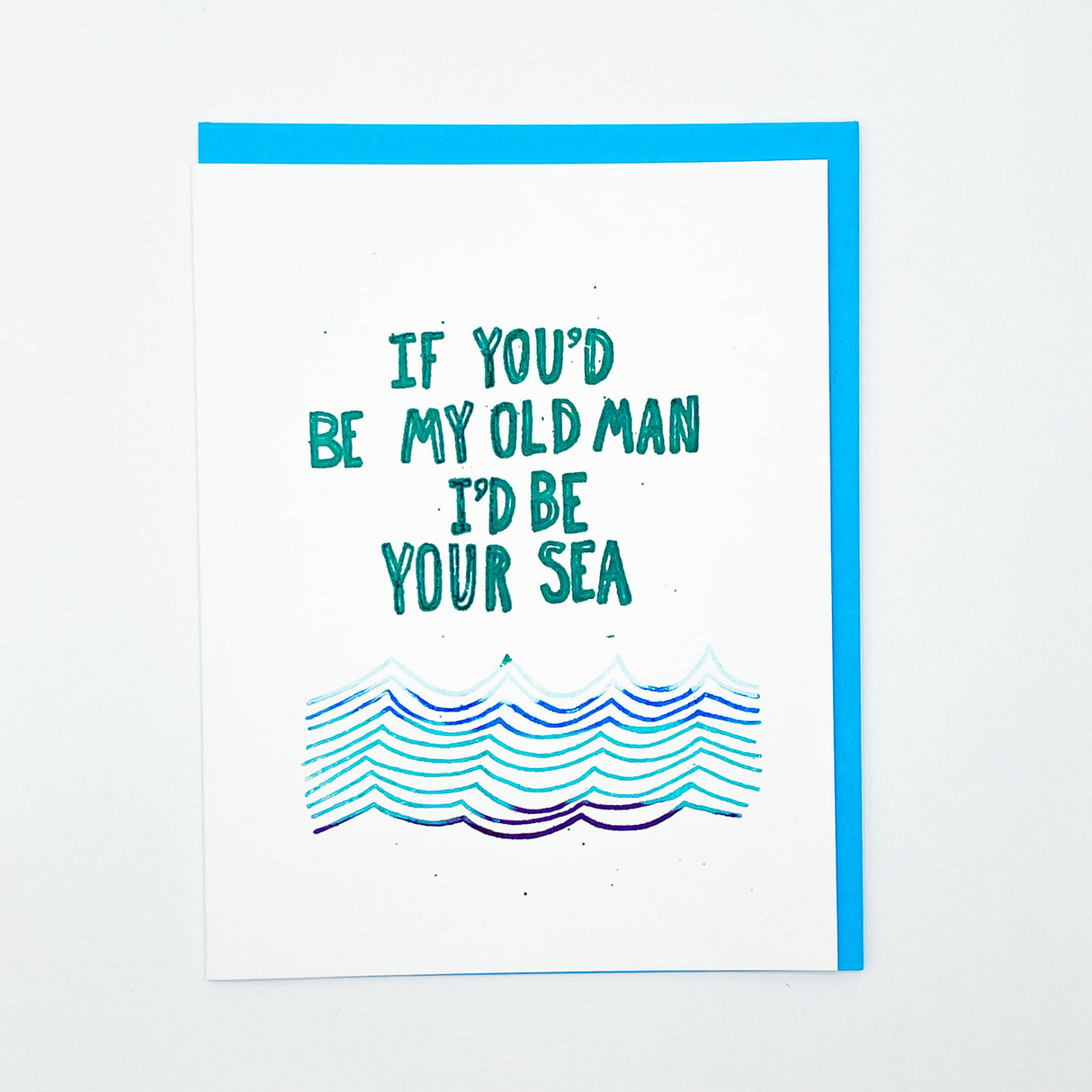 Old Man and the Sea Greeting Card