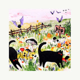 Print - "Two Black Cats"