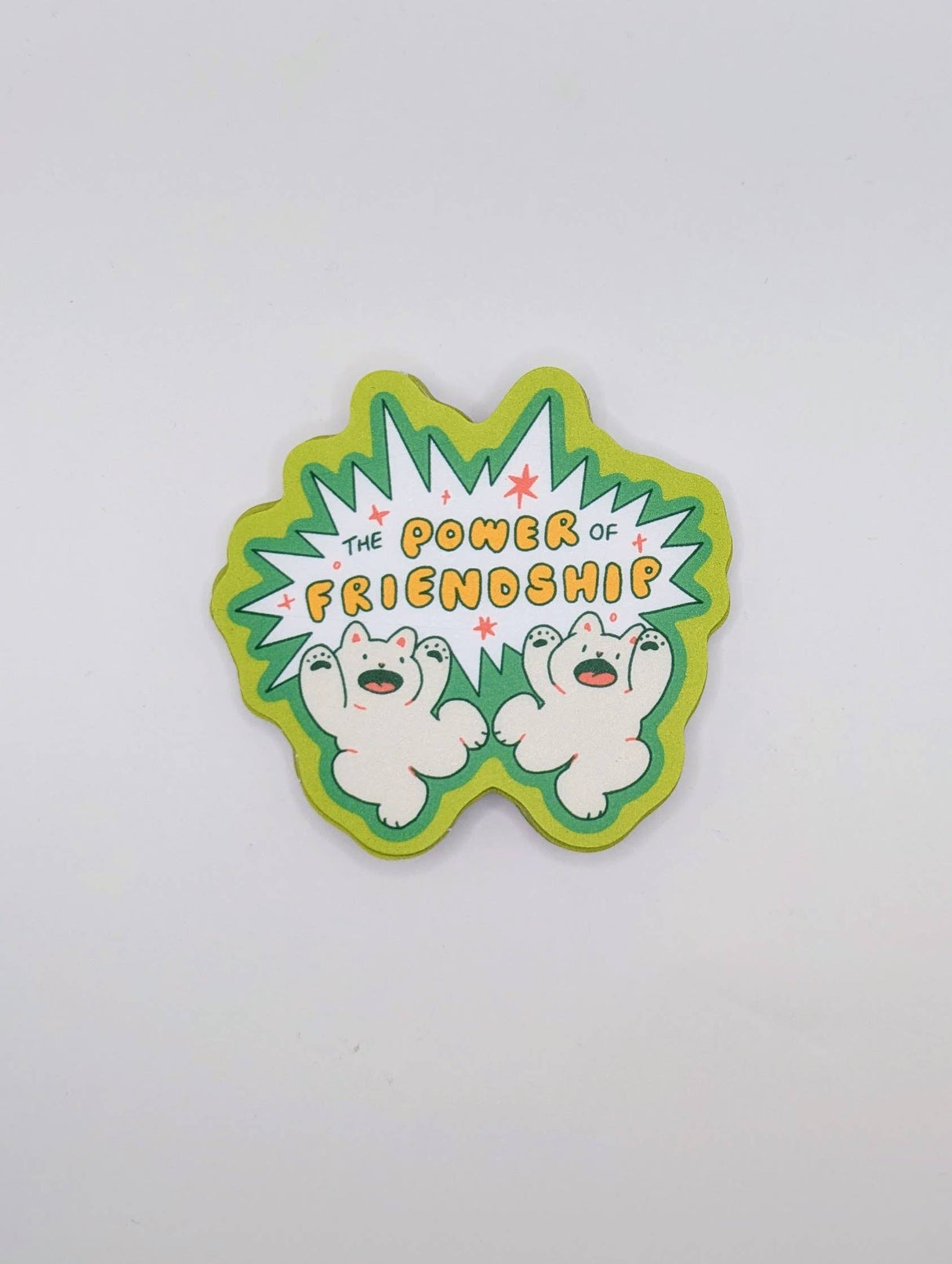 The Power of Friendship Cats Vinyl Sticker
