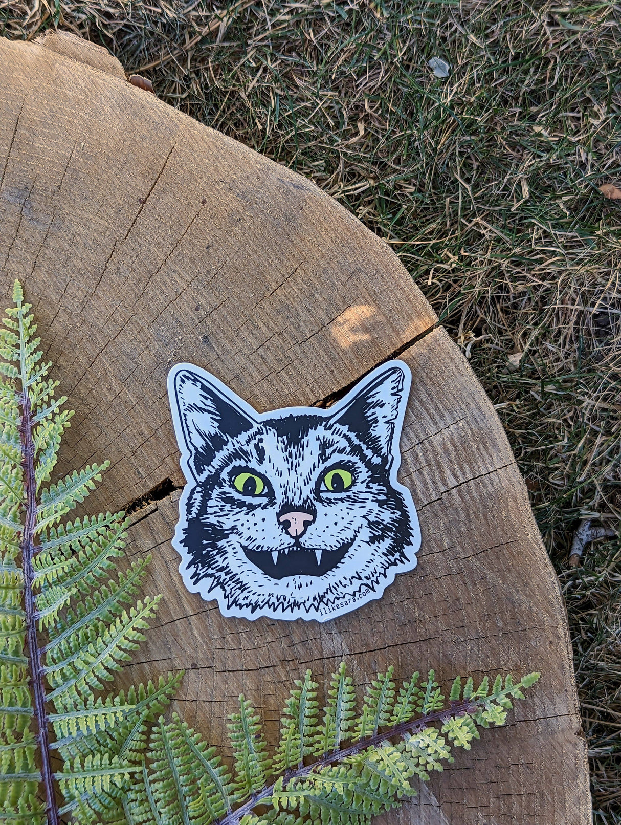 Cat Face Sticker