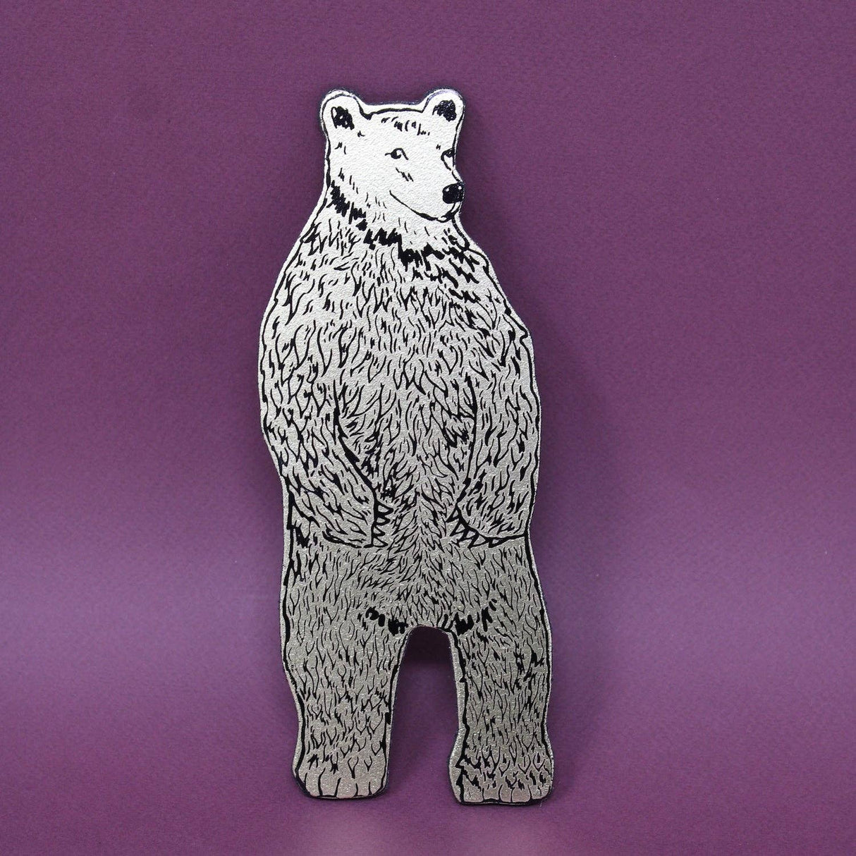 Leather Bear Magnet