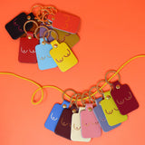 Leather Boobs Key Fob