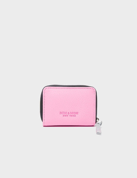 Frodo Softy Neon Pink Leather Zip Around Wallet - Look Up 👀
