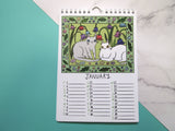 I like Cats 2026 A5 wall calendar