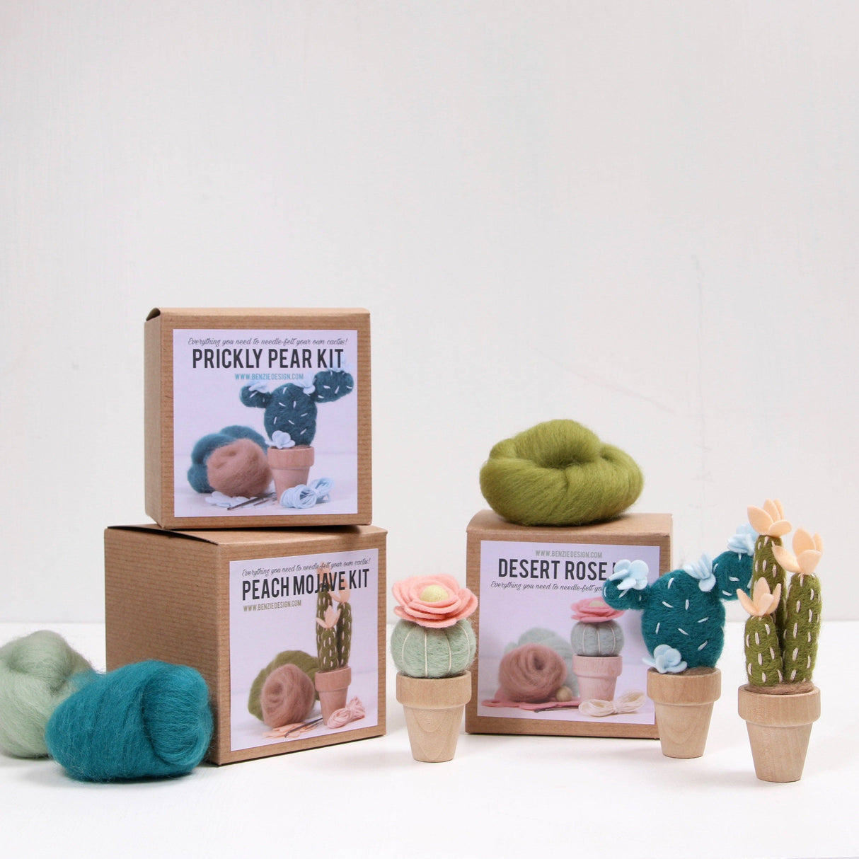 Desert Rose Needle Felting Kit