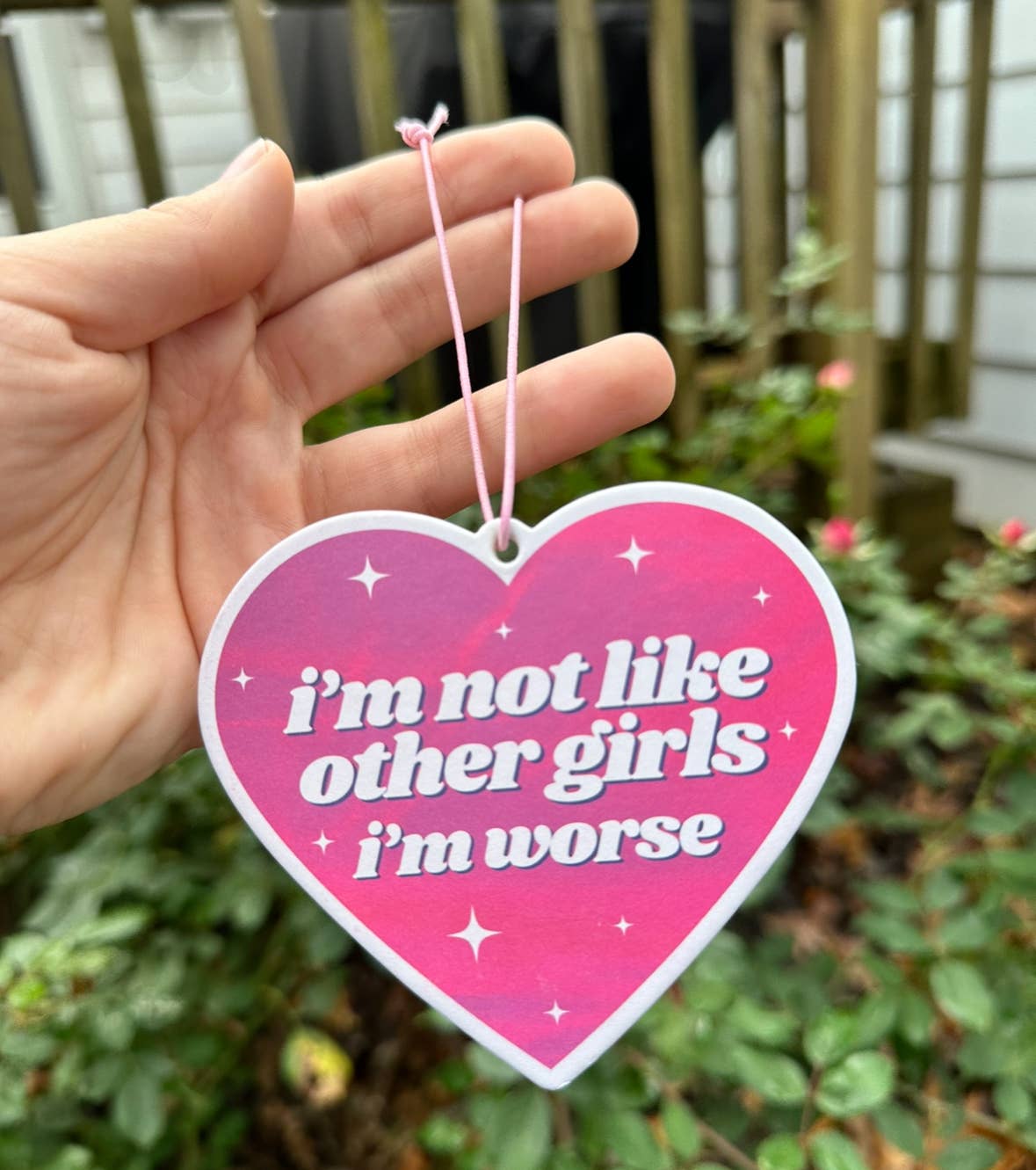 I'm Not Like Other Girls I'm Worse Air Freshener