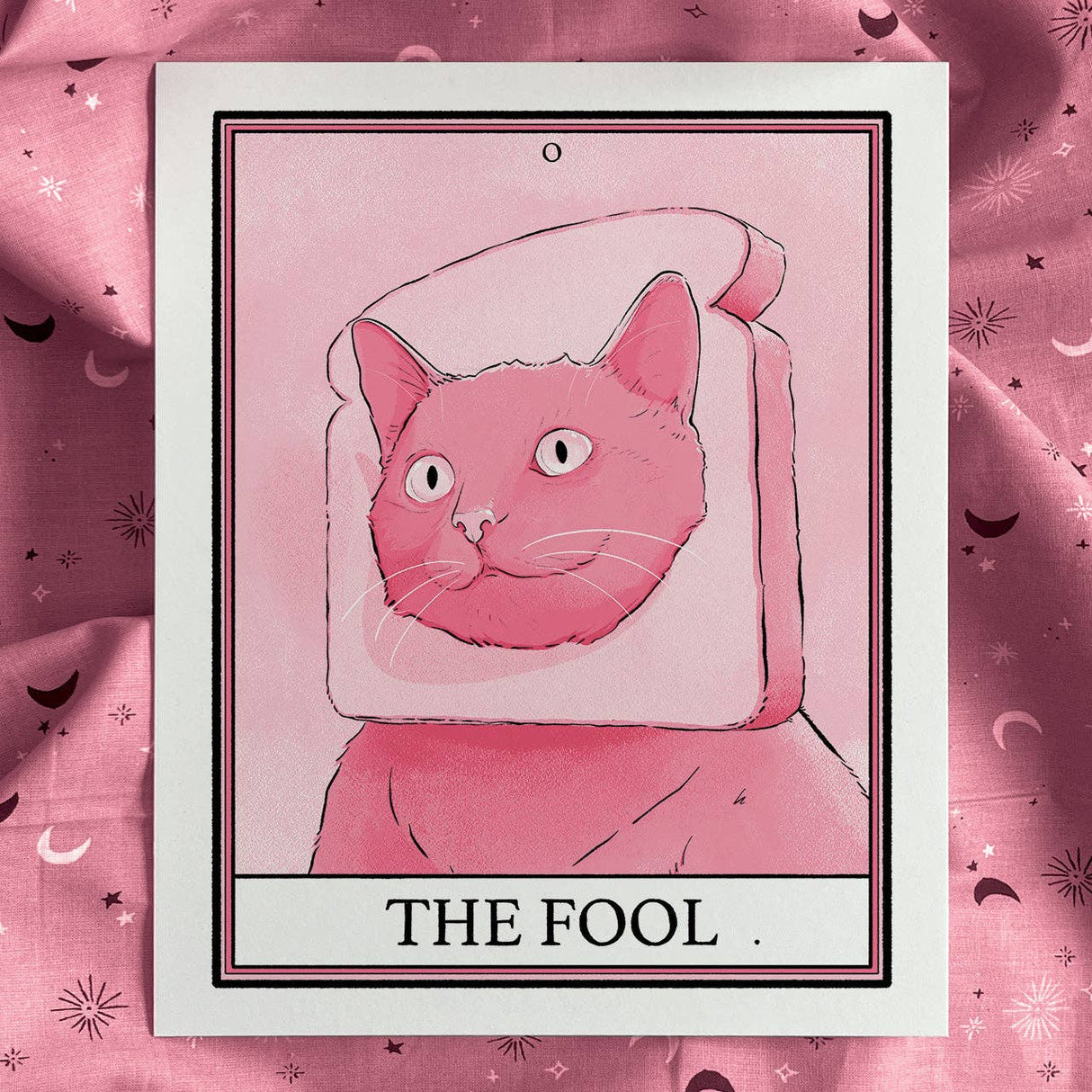 Cat Tarot The Fool Art Print