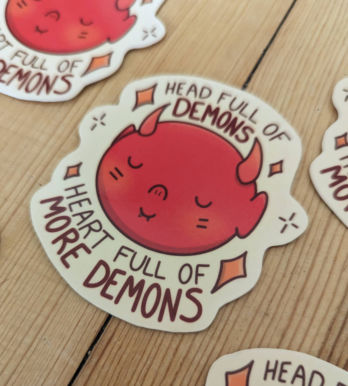 Head Full of Demons Sticker