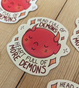 Head Full of Demons Sticker