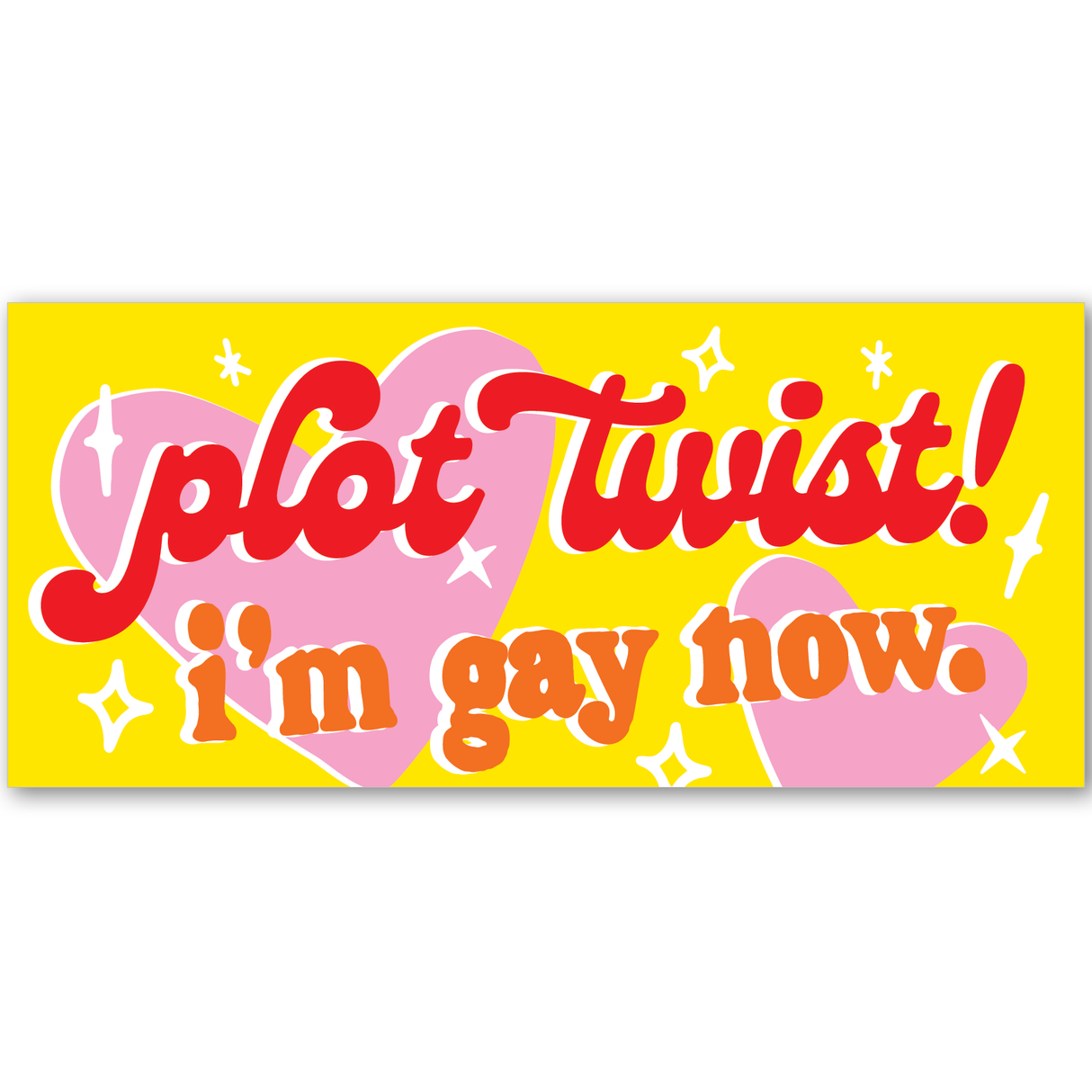 Plot Twist Sticker