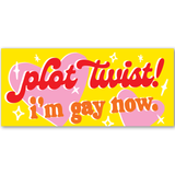 Plot Twist Sticker