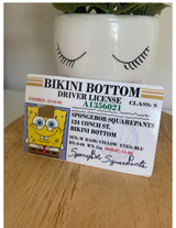 Bikini Bottom Credit Card Sticker