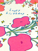 Little Bugs Risograph Birthday Card