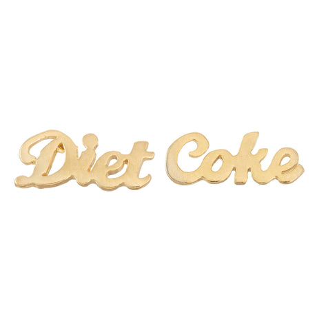 Diet Coke Stud Earrings - 18KGP