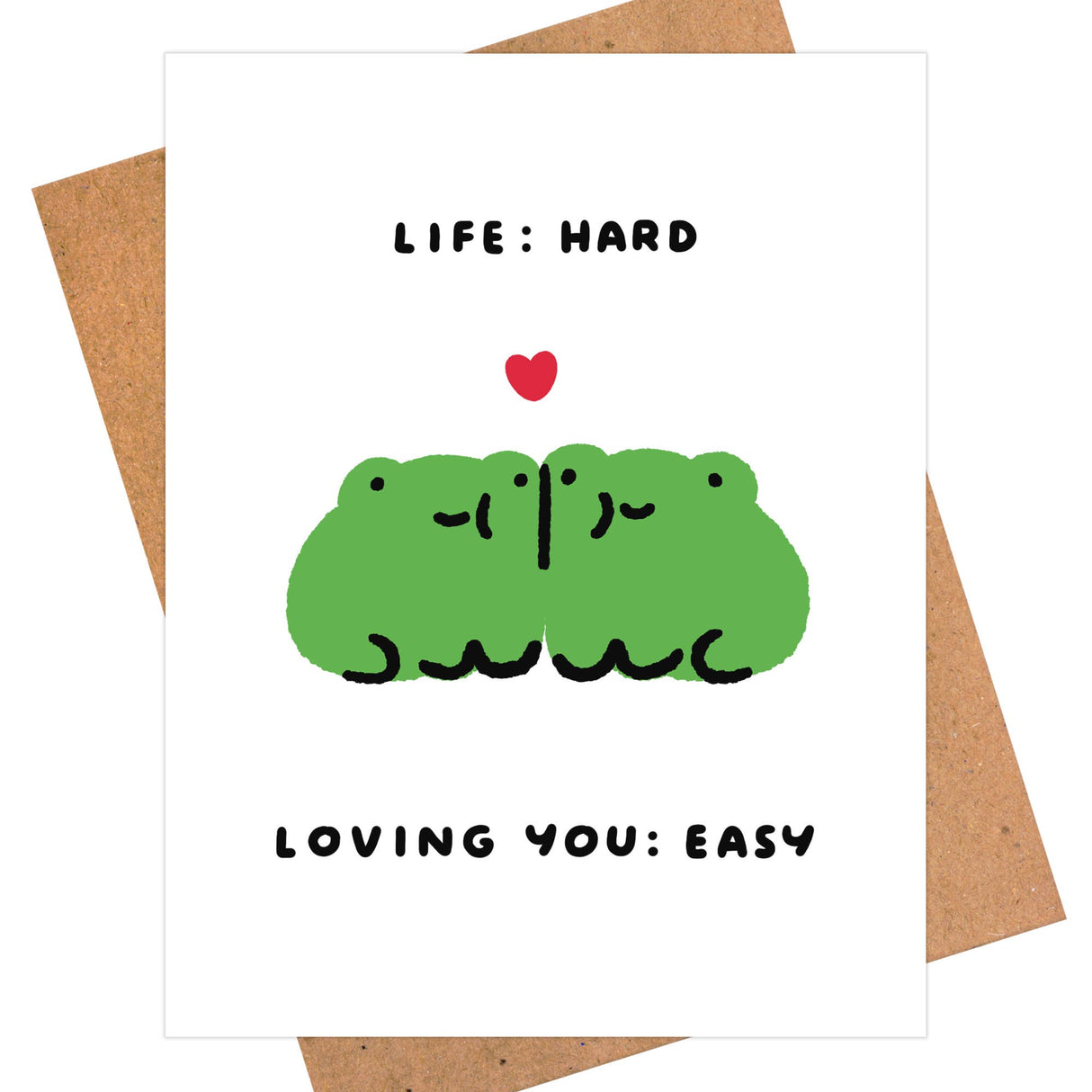 Loving You: Easy Froggy Greeting Card