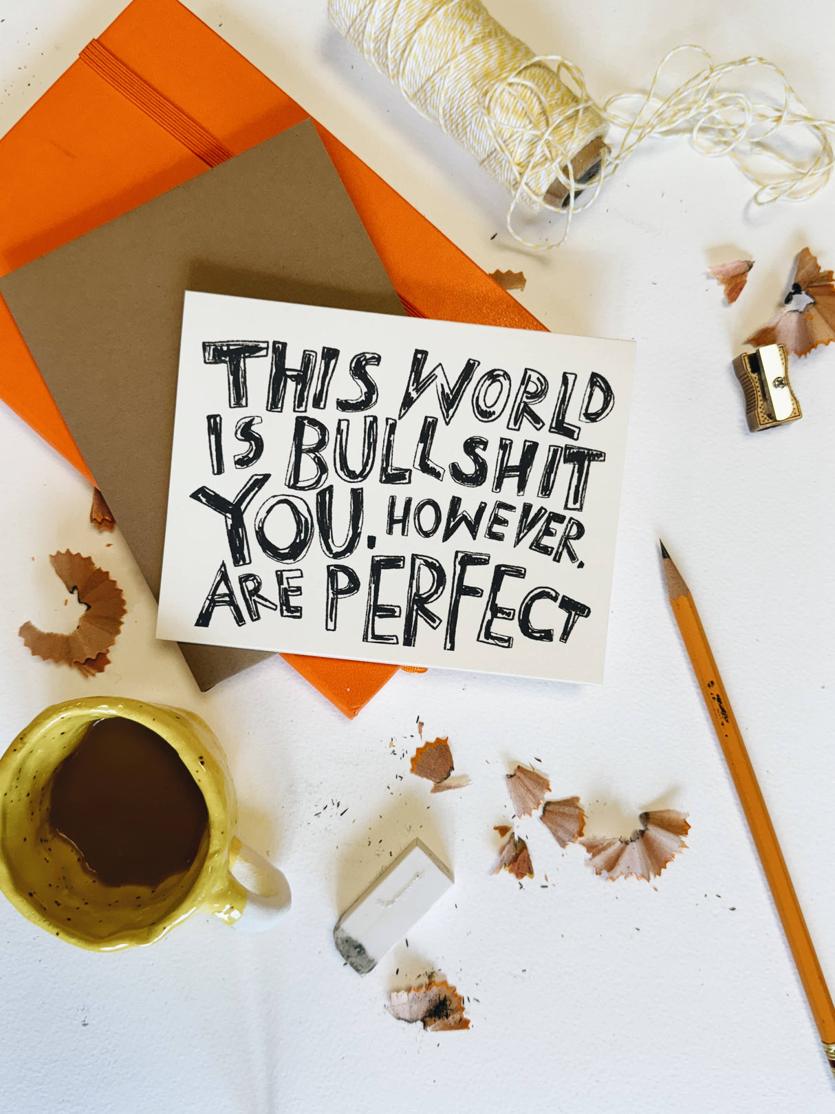 This World is Bullshit Greeting Card