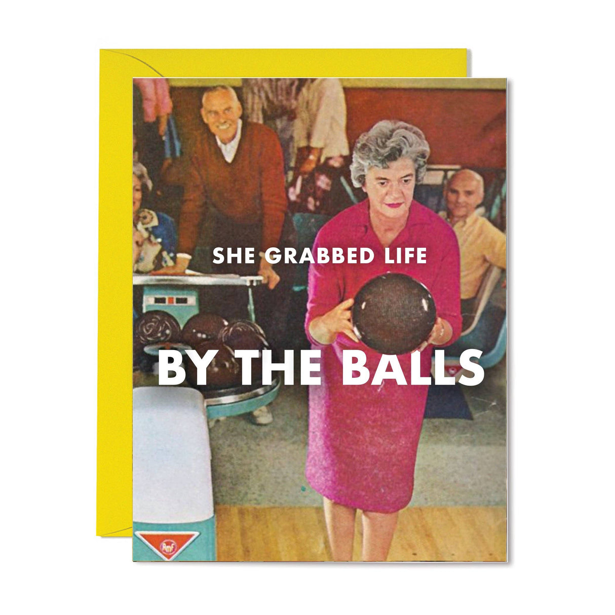 Grab Life by the Balls Greeting Card