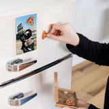 Colorful PIZZA magnets ICONIC packaging s/4