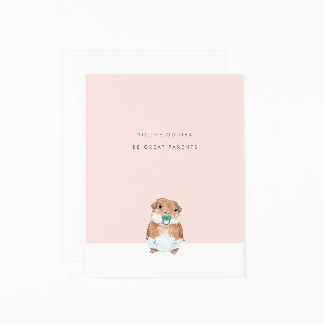 Guinea be Great Parents Greeting Card