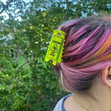 Wet Hair Sign Claw Clip