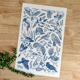 Blue Birds Art Print