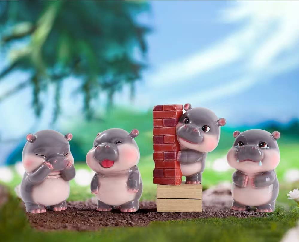 Hippo Figurine Blind Box