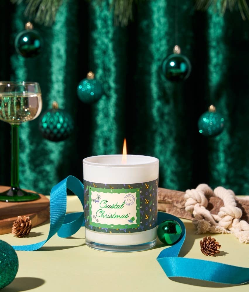 Coastal Christmas Candle