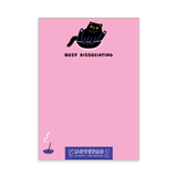 Dissociating Cat Notepad
