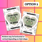 Frog Funny Relatable Spoiled Waterproof Vinyl Sticker