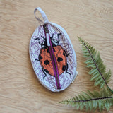 Zippered pouch | ladybug