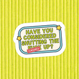 Relatable Funny Dark Humor Waterproof Vinyl Sticker