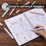 Aesthetic No Bleed Highlighters & Pens - 12 Pack