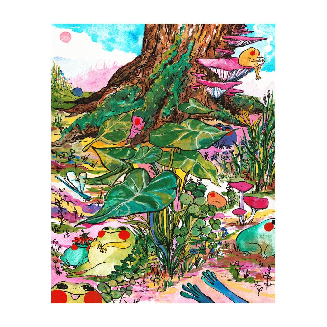 Print - "Frog Scene"