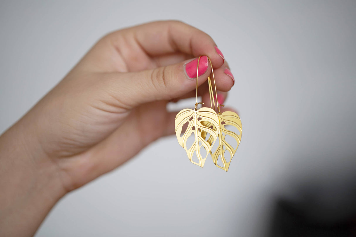 Monstera Adansonii Earrings