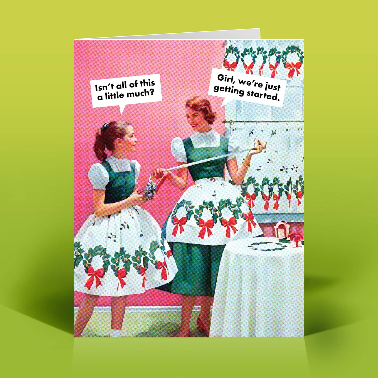 Just Getting Started Holiday Card