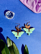 Lunar Moths Earrings