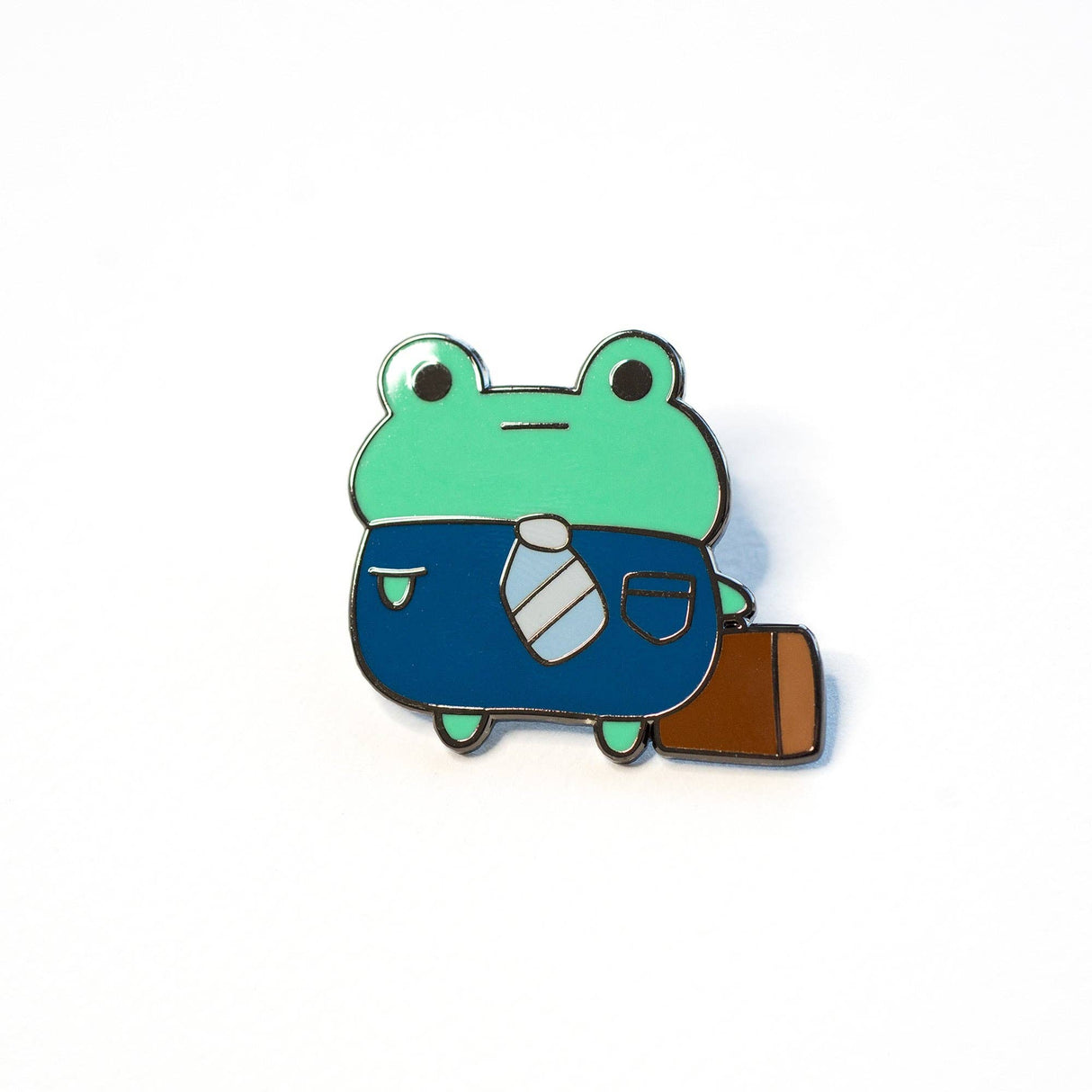 Bizness Frog Enamel Pin