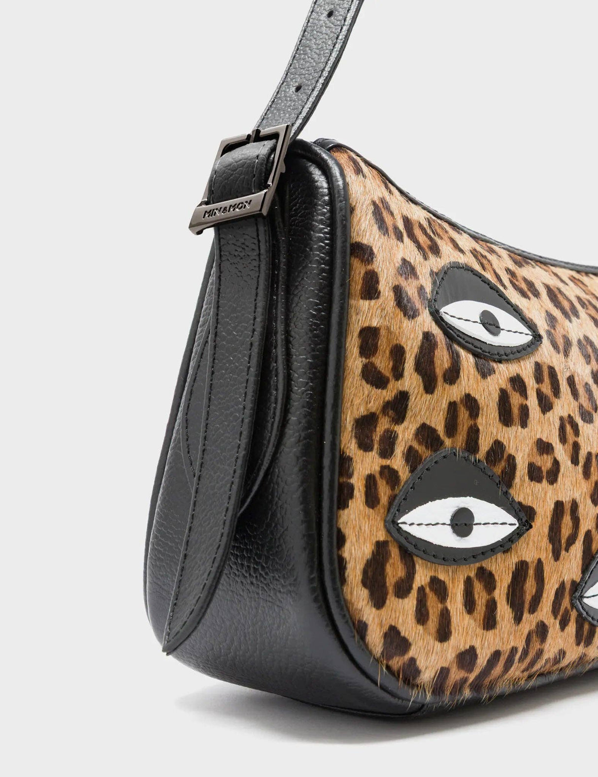 Lucas Hobo Mini Animal Print Handbag - All Over Eyes