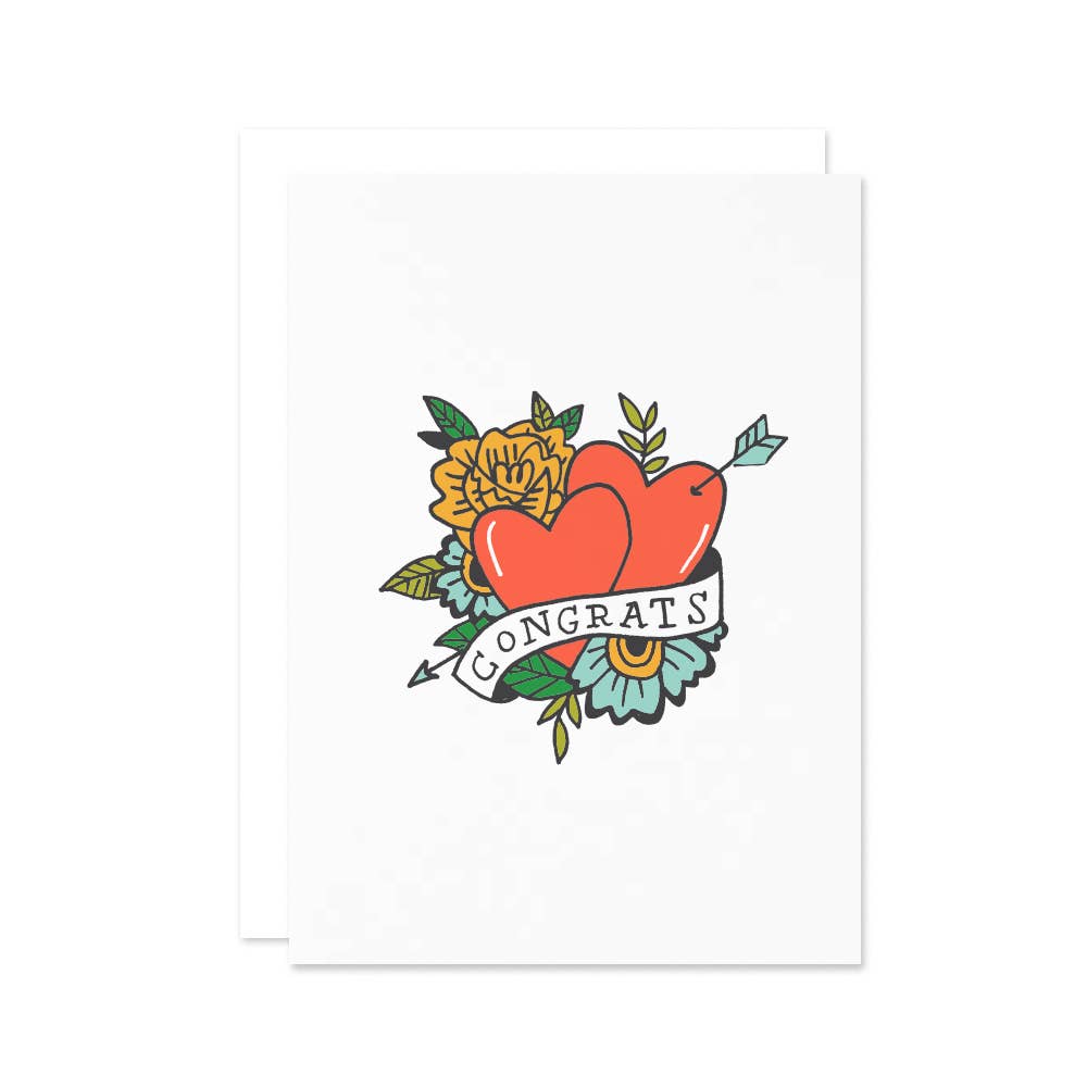 Congrats Tattoo Card