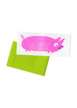 Pig mini card