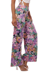 Womens High Waist Wide Leg Palazzo Pants