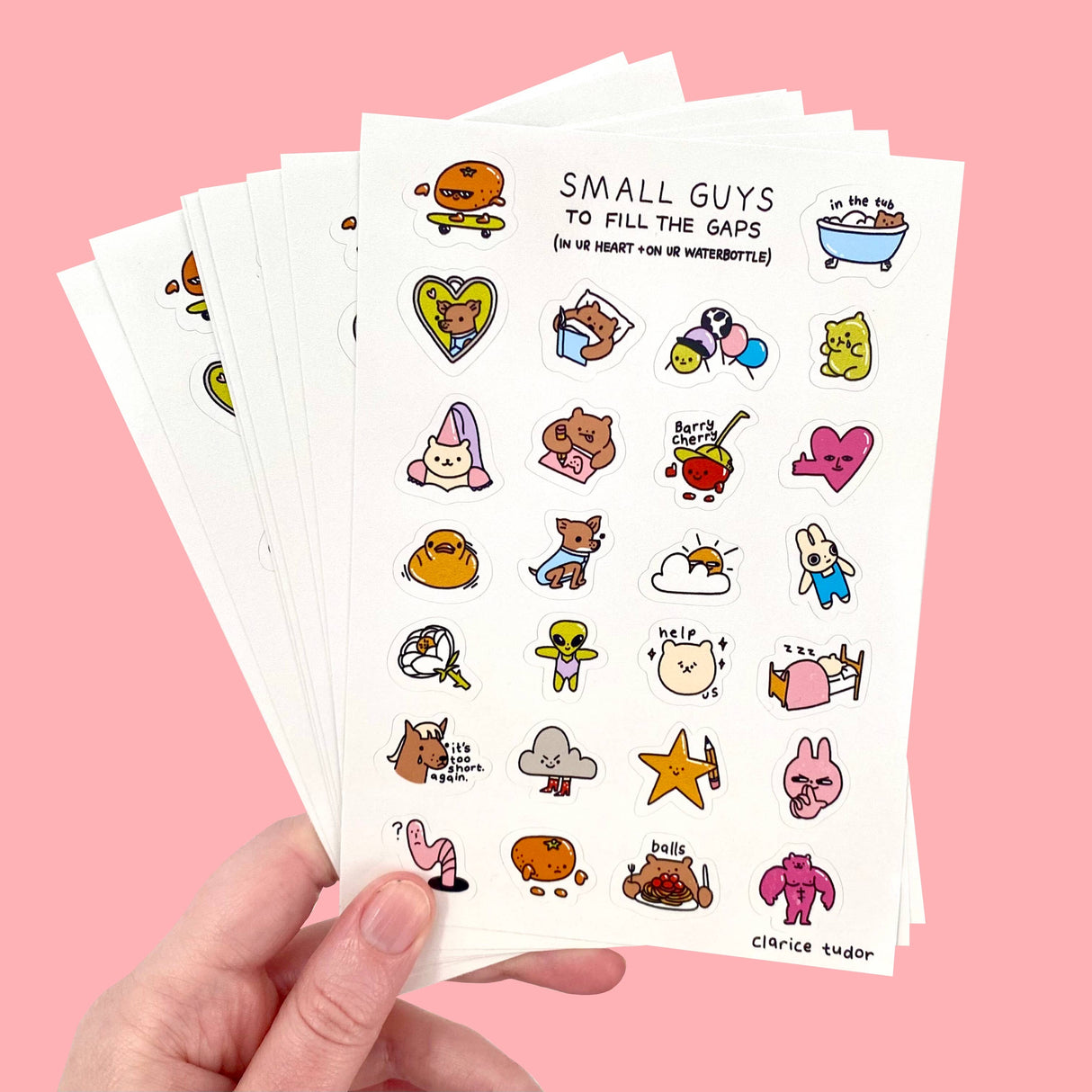 Small Guys Sticker Sheet