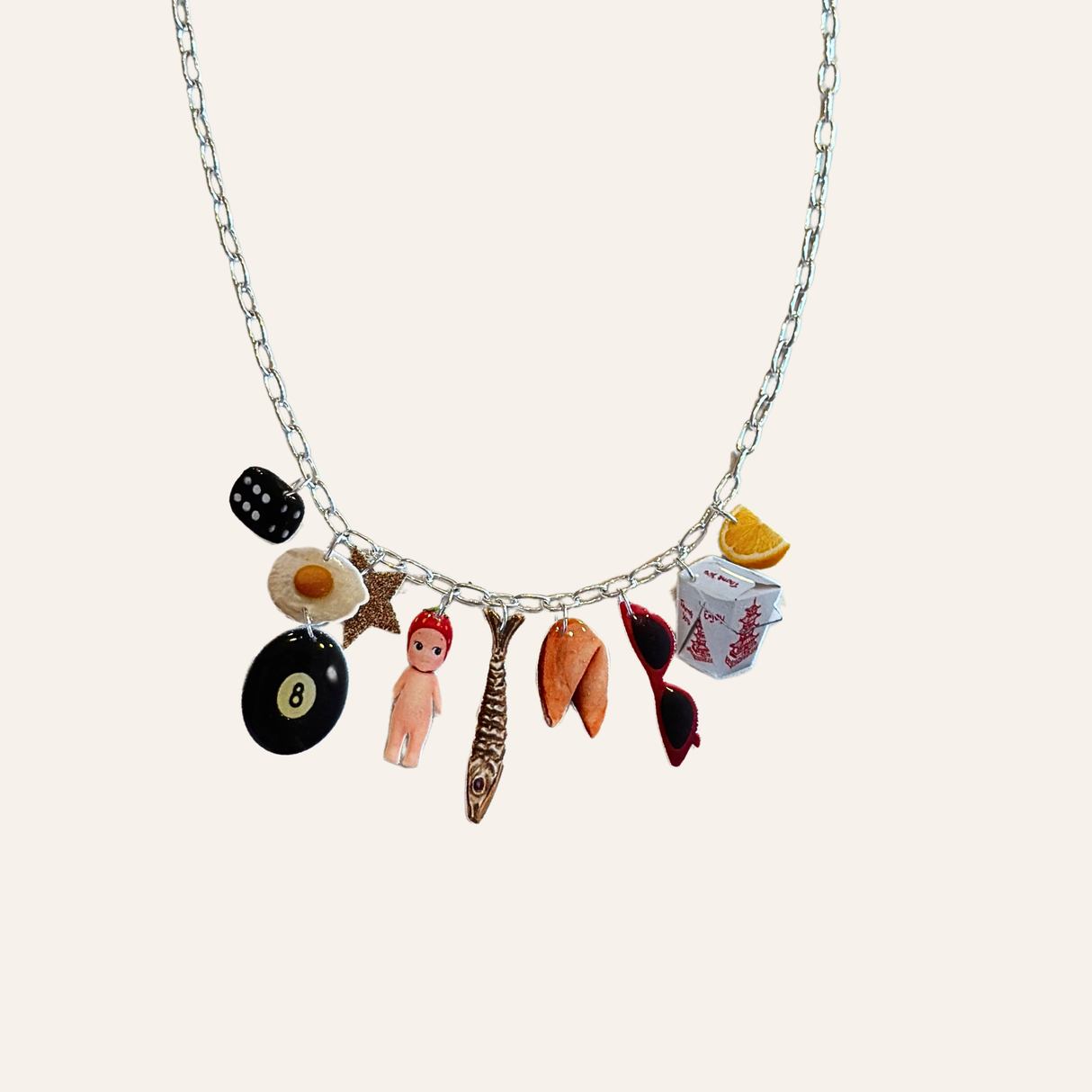 Picto Charm Necklace