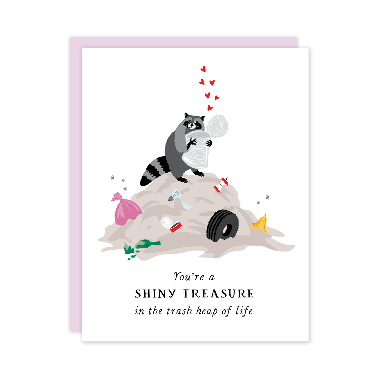 Shiny Treasure Greeting Card