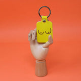 Leather Boobs Key Fob