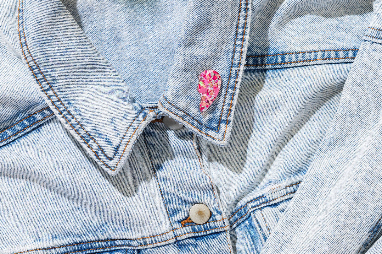 Best Friends Heart Pin Set