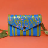 Leahter Forest Popper Purse